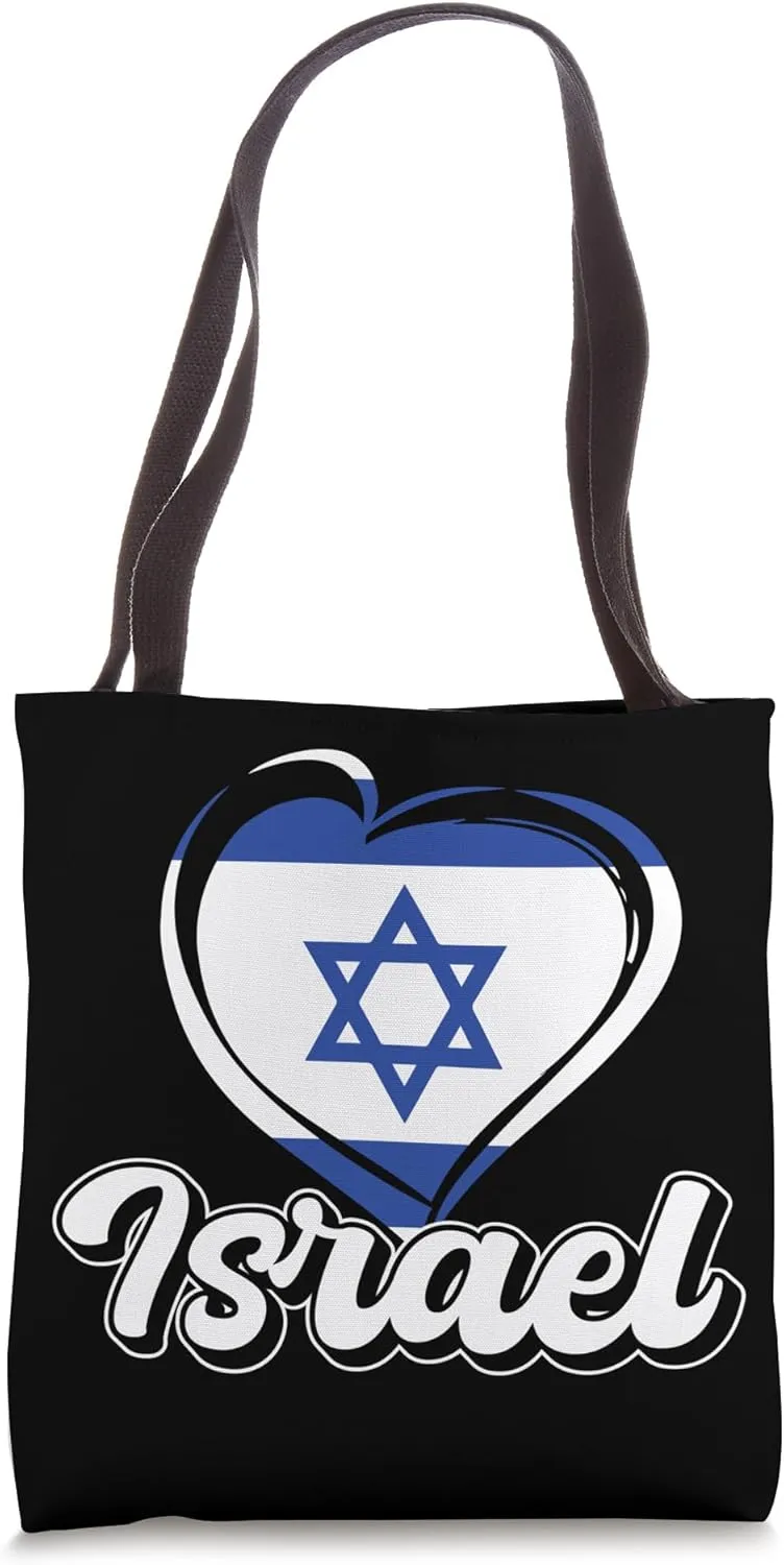 Travel Heritage Flag Israel Tote Bag