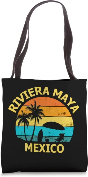 Travel Riviera Maya Mexico Vacation Souvenir Tote Bag