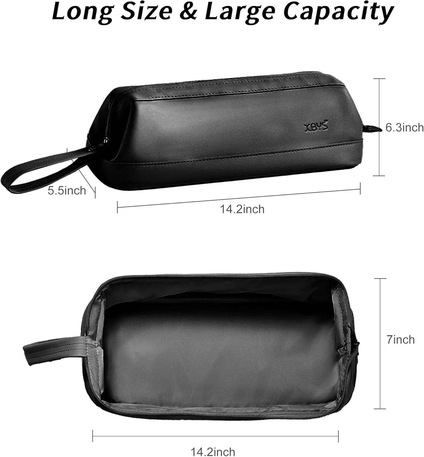 Travel Storage Bag for Dyson Airwrap/Shark Flexstyle Complete Styler and Attachments, Portable Handheld Travel Case, Waterproof Hair Dryer Carrying Case, Organizer Bag with Large Opening (Black)