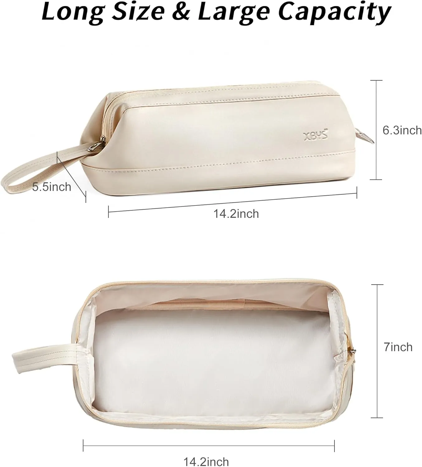 Travel Storage Bag for Dyson Airwrap/Shark Flexstyle Complete Styler and Attachments, Portable Handheld Travel Case, Waterproof Hair Dryer Carrying Case, Organizer Bag with Large Opening (White)