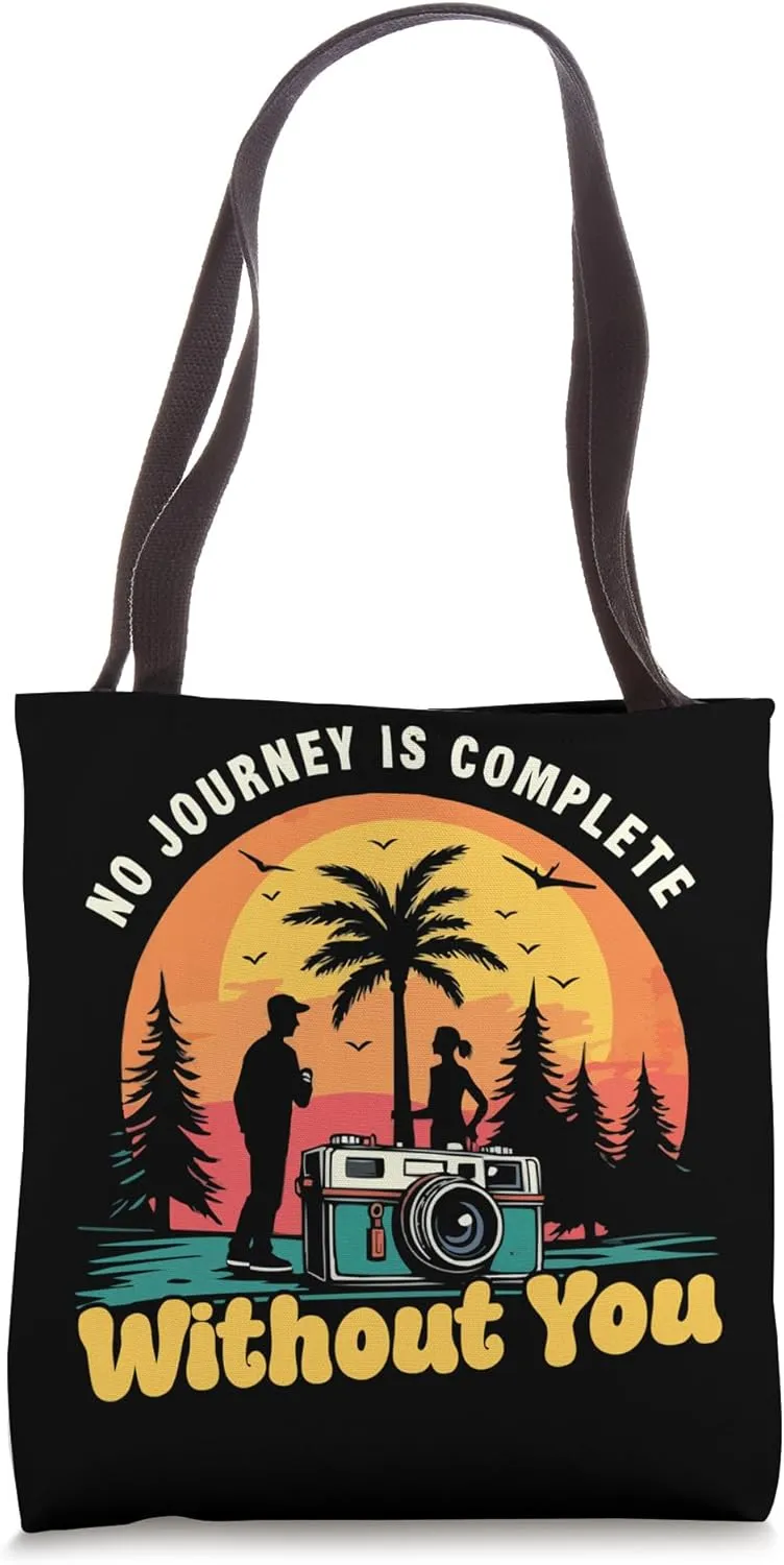 Traveling Travel Partner Vacationing Tourist Spot Tote Bag