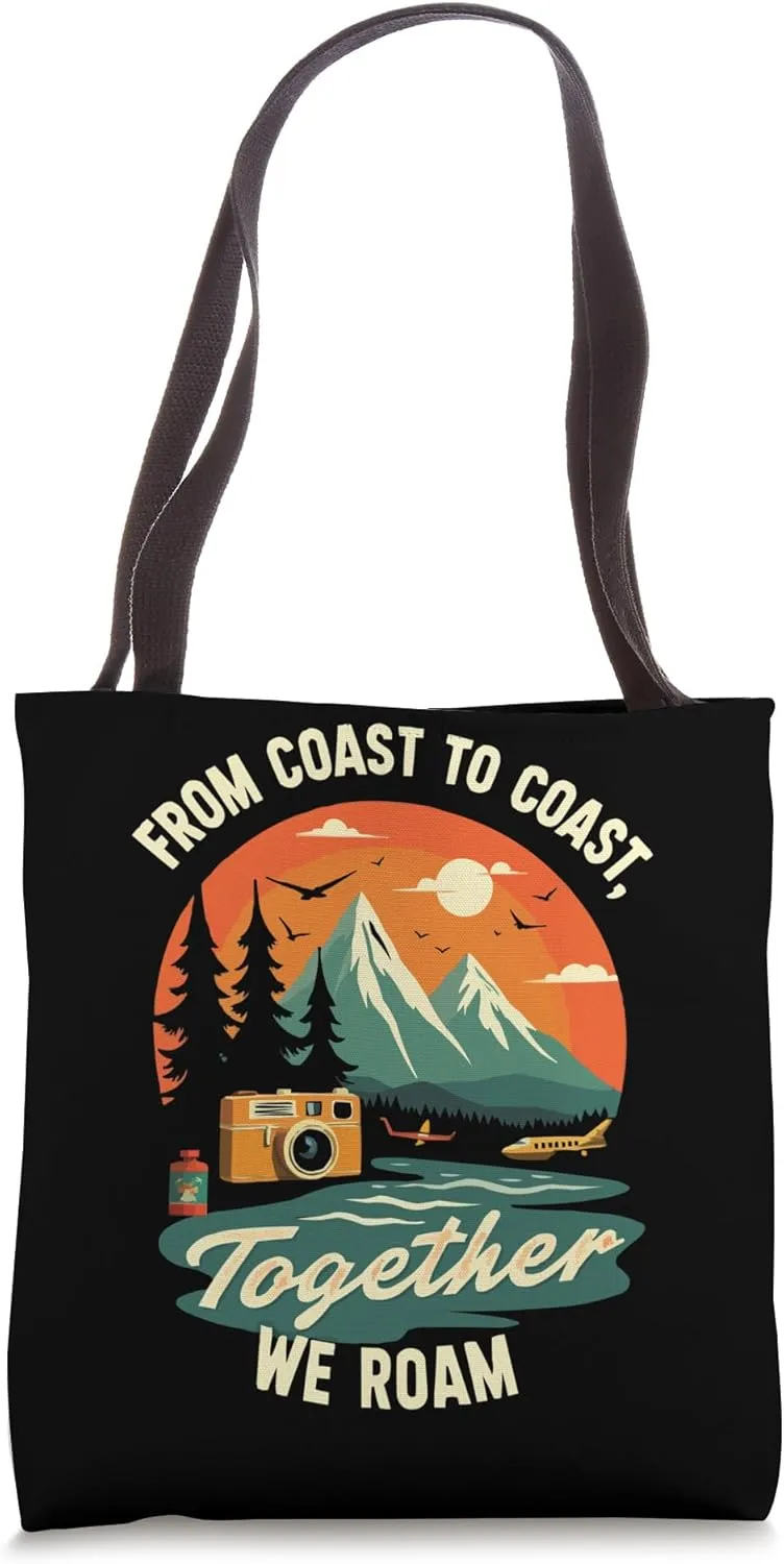 Traveling Travel Partner Vacationing Tourist Spot Tote Bag