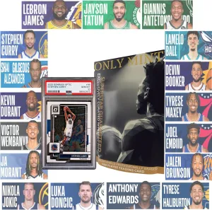 Ultimate Graded Top 2025 Superstar NBA Card 8-10 Mint Guaranteed | Top Stars in Each Mystery Booster Pack | Basketball Grades by PSA BGS SGC CGC | Blind Bag Contains 1 NBA Card