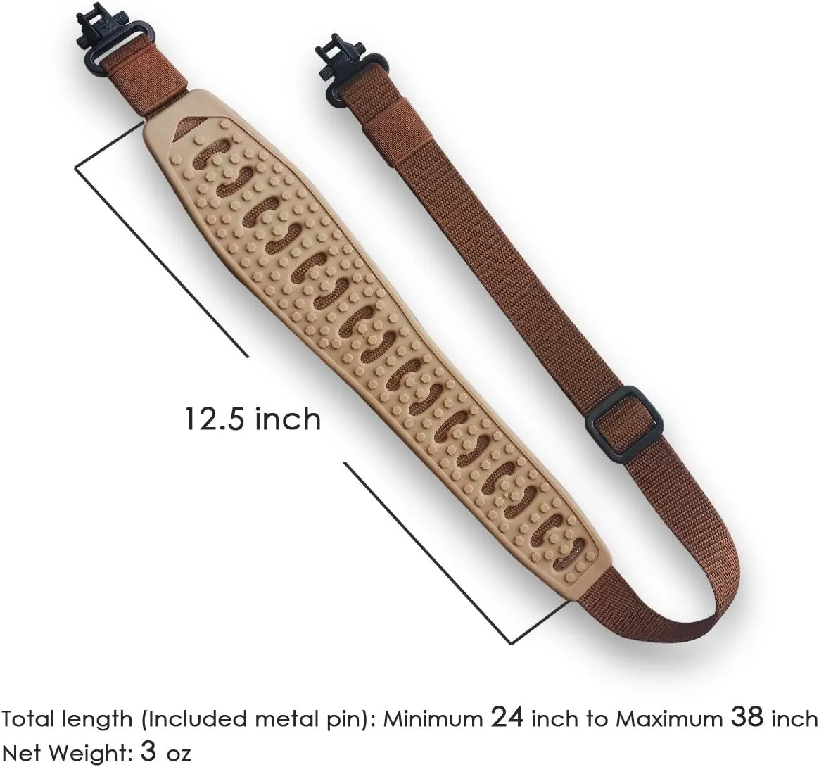 Ultimate Grip Anti-Slip Quick Detach Rifle Crossbow Shotgun Gun Sling (Multi-Color Selection)