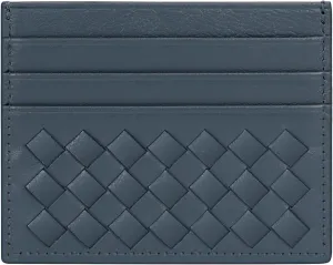 Unaone Slim Minimalist Wallet - Credit Card Holder, Leather Front Pocket Wallet Card Case for Men & Women, Blue