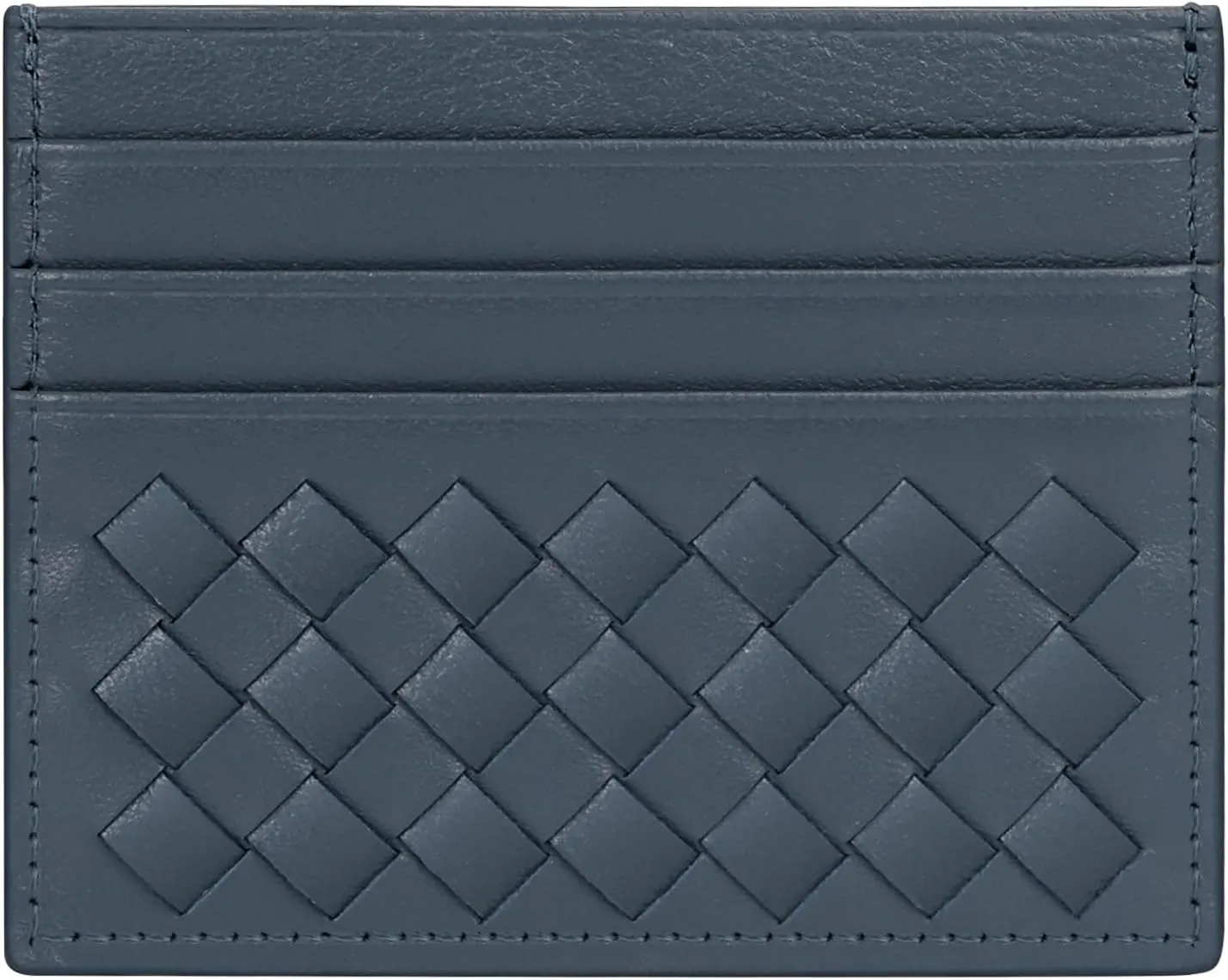 Unaone Slim Minimalist Wallet - Credit Card Holder, Leather Front Pocket Wallet Card Case for Men & Women, Blue