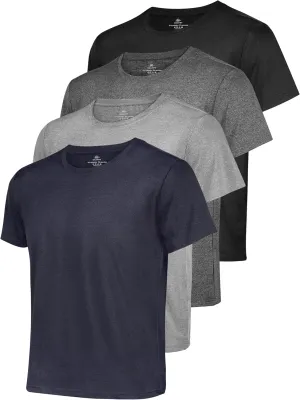 URATOT Men's Workout Shirts Short Sleeve Dry Fit Athletic T-Shirts Moisture Wicking Running Gym Active Lightweight Tee Top