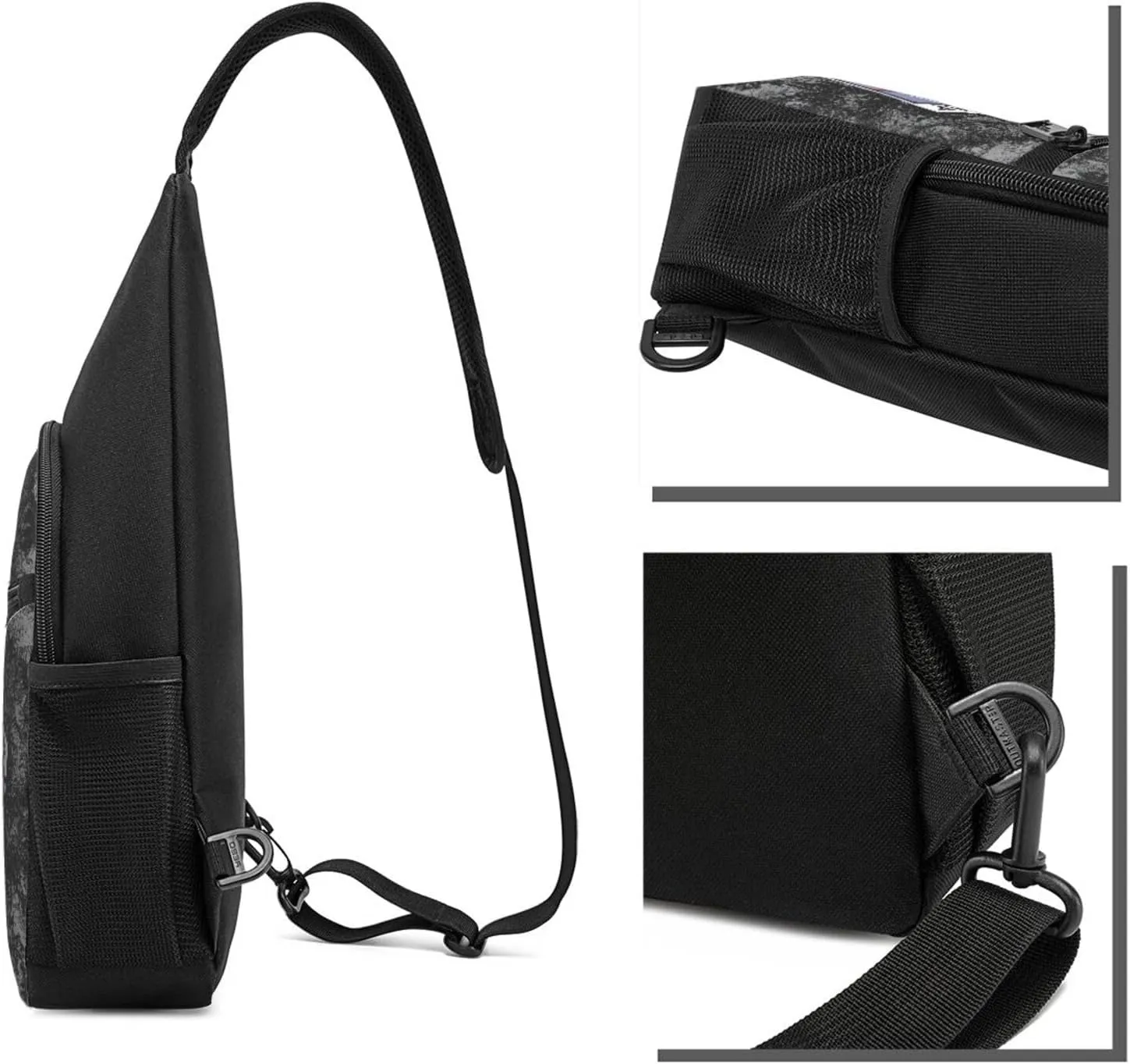 USS Midway CV-41 Sling Bag Crossbody Backpack Shoulder Casual Daypack Bags for Men