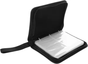 Vaguelly Card Collection Folder Compact Pu Trading Card Binder Album with Ample Storage for Collectors and Traders Versatile Organizer for Easy Portability Twill Design