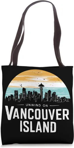 Vancouver Island British Columbia Travel I Love Canada Tote Bag