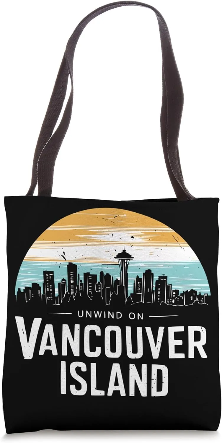 Vancouver Island British Columbia Travel I Love Canada Tote Bag
