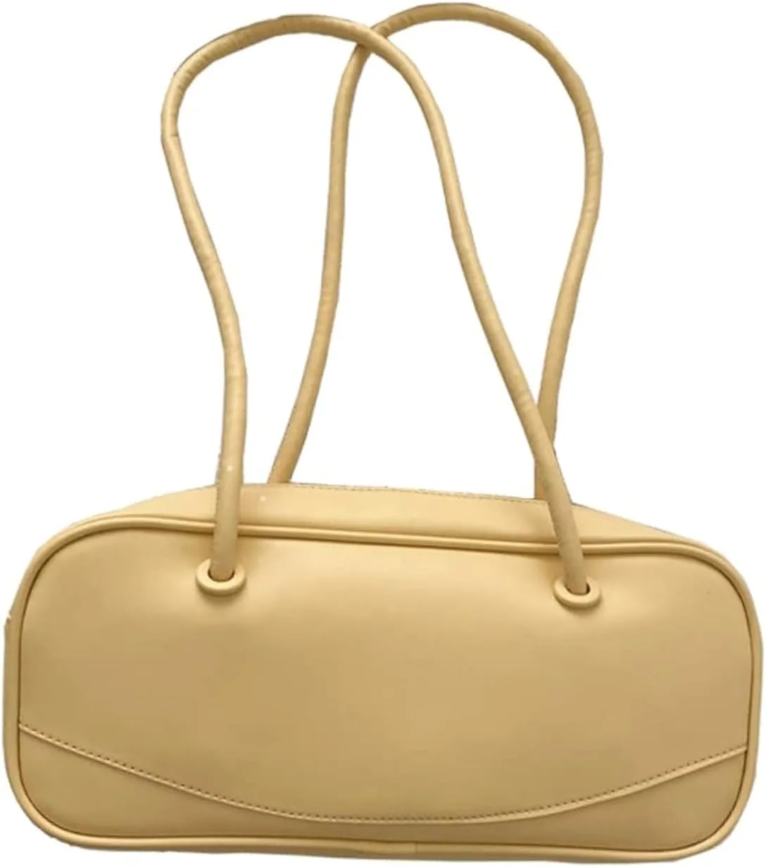 Vegan Leather Handbags Boston Top-Handle Purses Smile Satchel Elegant Shoulder Bag for Women