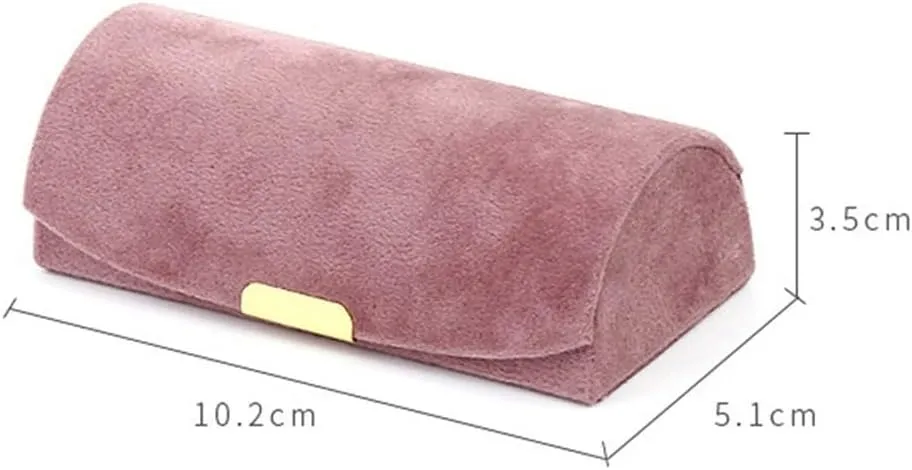 Velvet Travel Jewelry Gifts Box For Ecklace Earrings Storage Case (A 10.2x5.1x3.5cm)