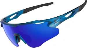 VICTGOAL Cycling Glasses for Men Women with Polarized Lenses UV Protection Cycling Sunglasses TR90 Frame for MTB Bike Glasses