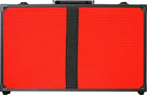 Vincent Junior Mastercase: Premium Barber, Stylist Travel Case (Classic Red)