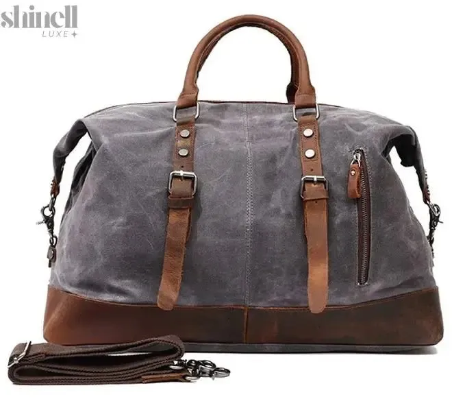 Vintage Adventure Travel Tote
