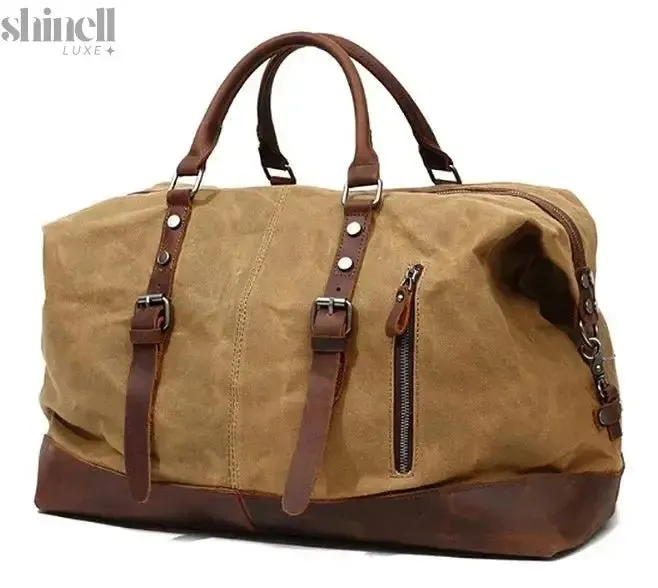 Vintage Adventure Travel Tote