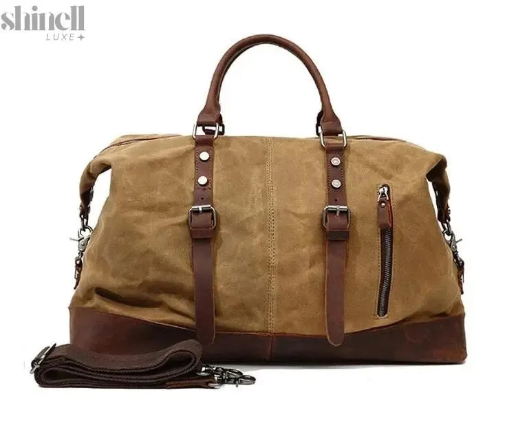 Vintage Adventure Travel Tote