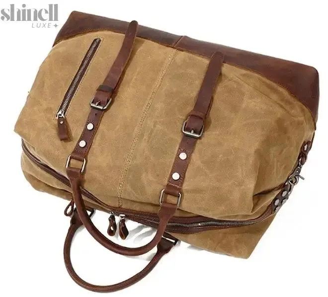 Vintage Adventure Travel Tote