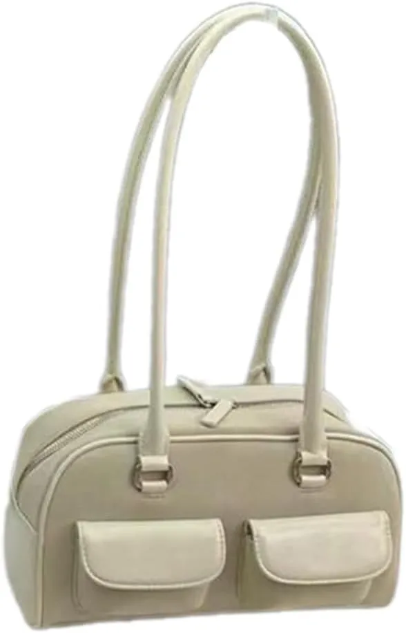 Vintage Shoulder Bags PU Length Underarm Bag Chic Handbag for Different Heights