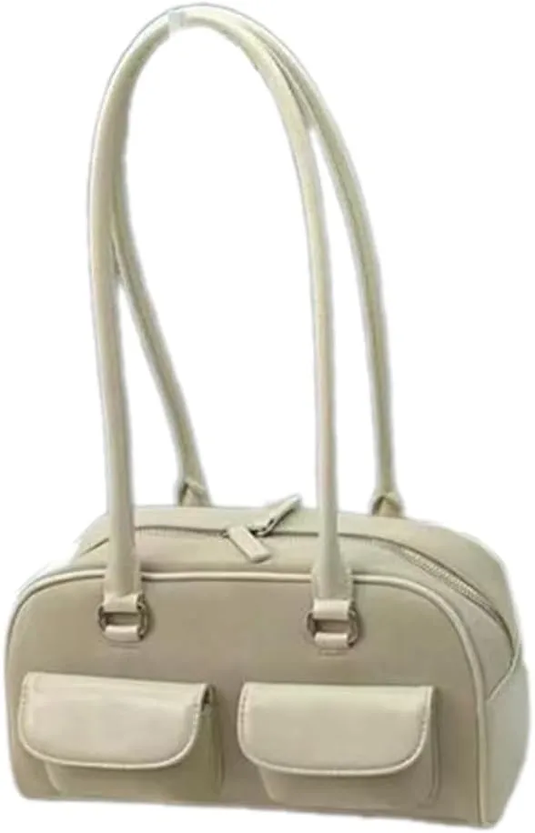 Vintage Shoulder Bags PU Length Underarm Bag Chic Handbag for Different Heights