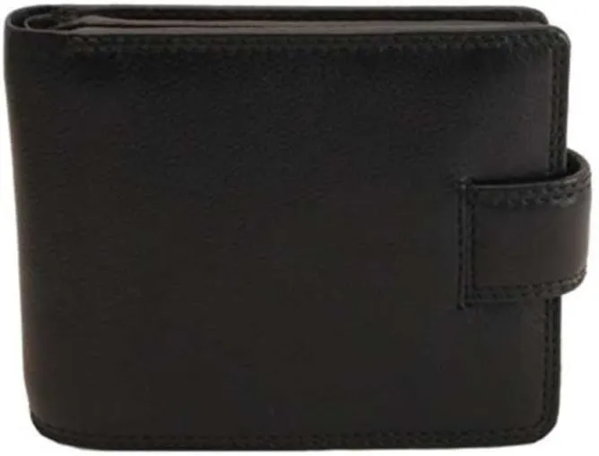Visconti Heritage HT10- Thin Soft Visconti Leather Bifold Wallet, Black, One Size