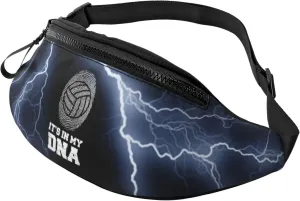 Volleyball is My DNA Crossbody fanny pack for men and women, ideal for travel, sports and running