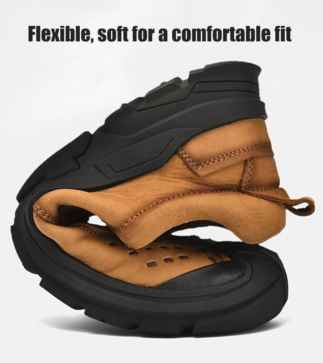 Walking Shoes Mens Hiking Shoes Trekking Hiking Shoes Comfortable Outdoor Leather Shoes