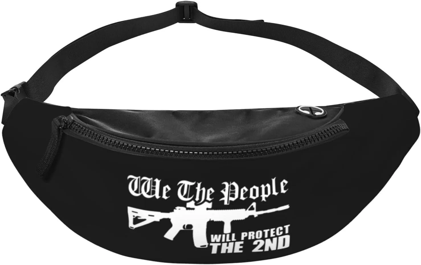 We The People Ar15 Will Protect The 2nd Amendment Leisure Waist Bag Outdoor Sports Running Waist Bag Business Travel Mobile Phone Bag