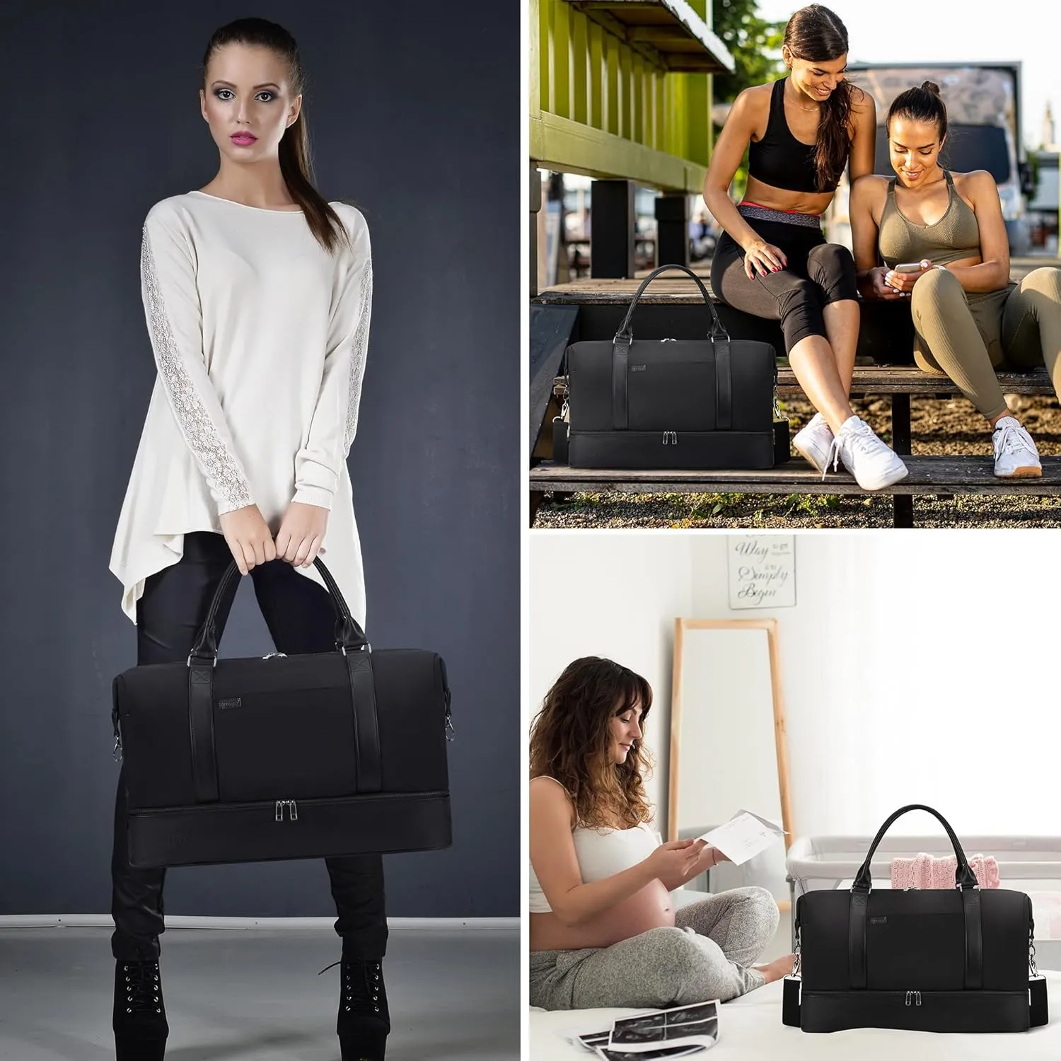 Weekender bag Weekender Bags For Women With Shoe Compartment Large Capacity Travel Overnight Bags Perfect For Travel