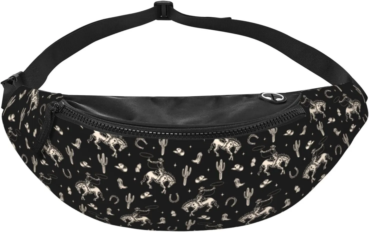 Western Fanny Pack Waist Bag Adjustable Belt Bag For Men Women Traveling Hiking Cycling Running