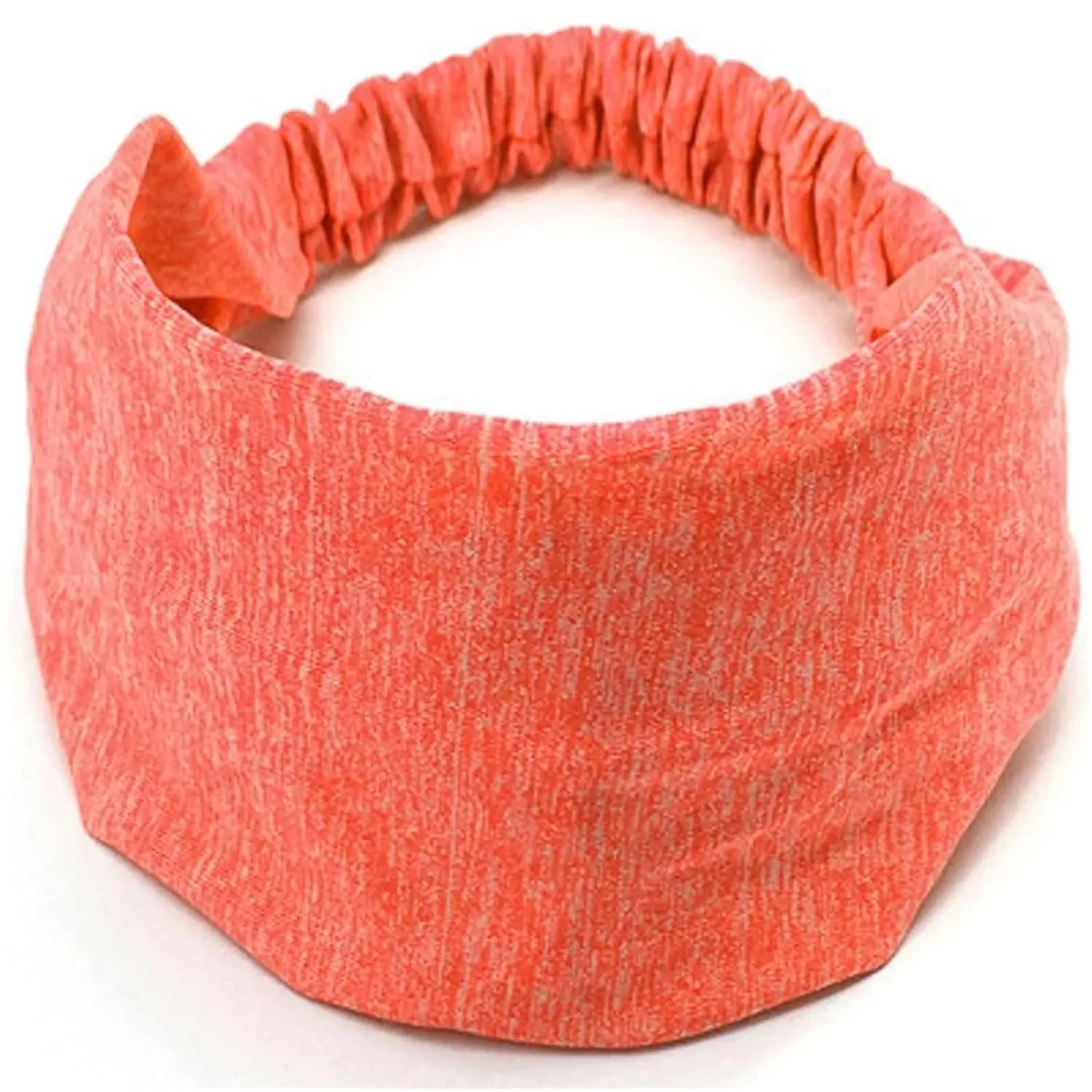 Wide Edge Double-layer Elastic Sports Yoga Running Cycling Fitness Sweatband Headband(Gray)