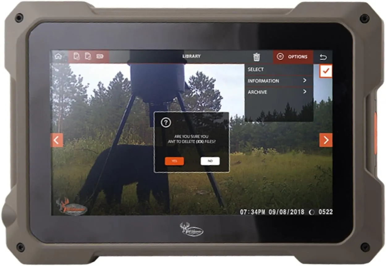 Wildgame Innovations SD Card Reader for Trail Camera Viewing, Compatible with Apple & Android
