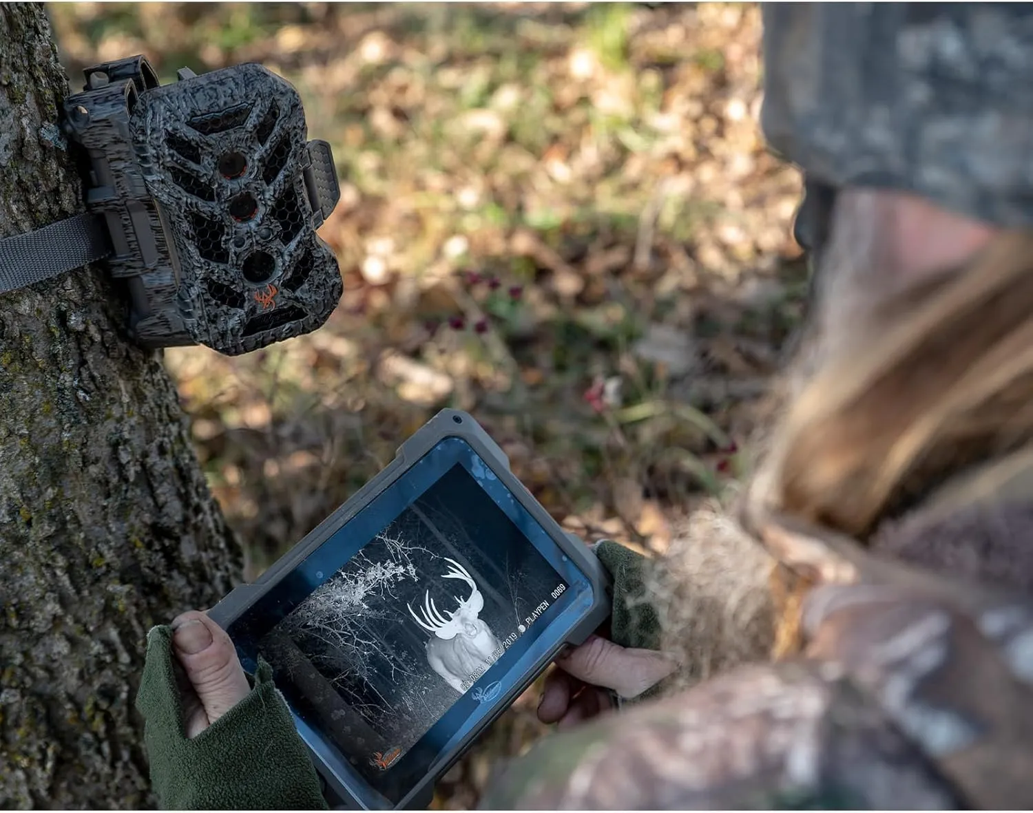 Wildgame Innovations SD Card Reader for Trail Camera Viewing, Compatible with Apple & Android
