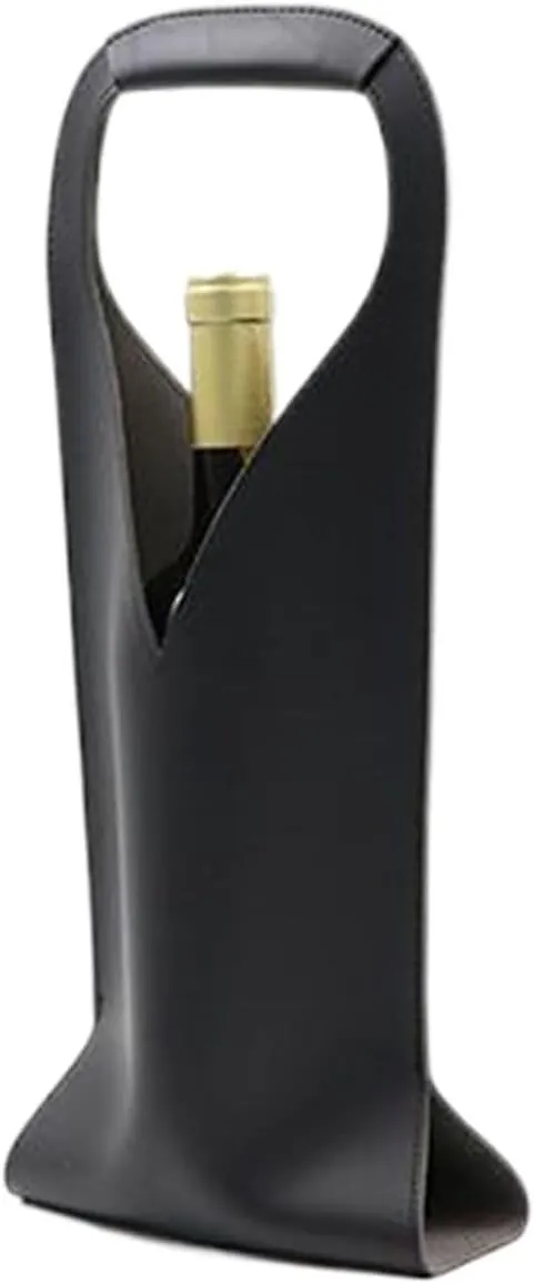 Wine Travel Protector Bags, Burgundy (black)