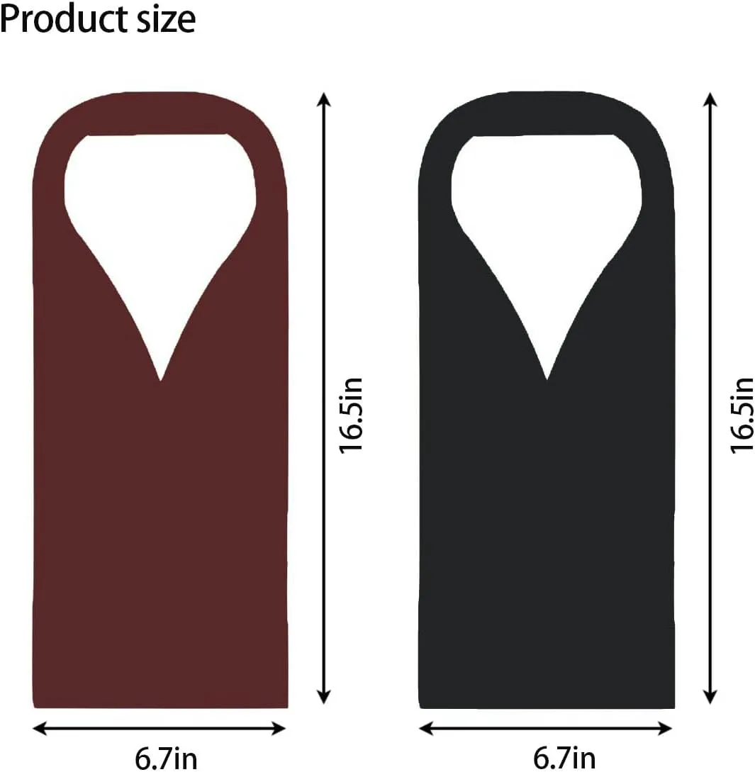 Wine Travel Protector Bags, Burgundy (black)