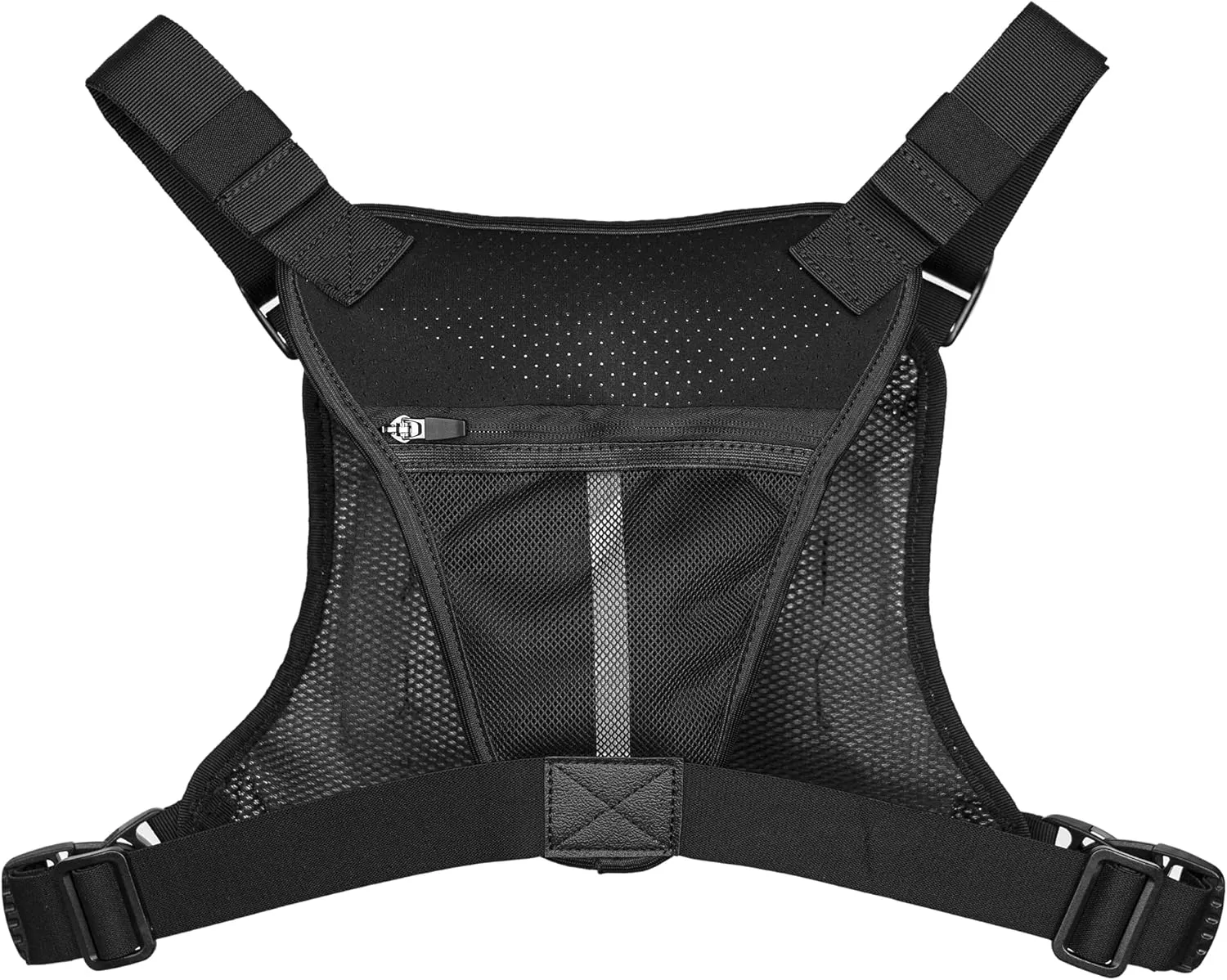 WOLF TACTICAL Chest Pack Running Chest Bag for Men Chest Holster Running Vest Chest Rig Fanny Pack Running Bag
