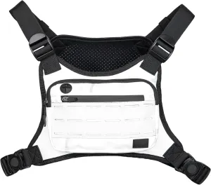 WOLF TACTICAL Chest Pack Running Chest Bag for Men Chest Holster Running Vest Chest Rig Fanny Pack Running Bag