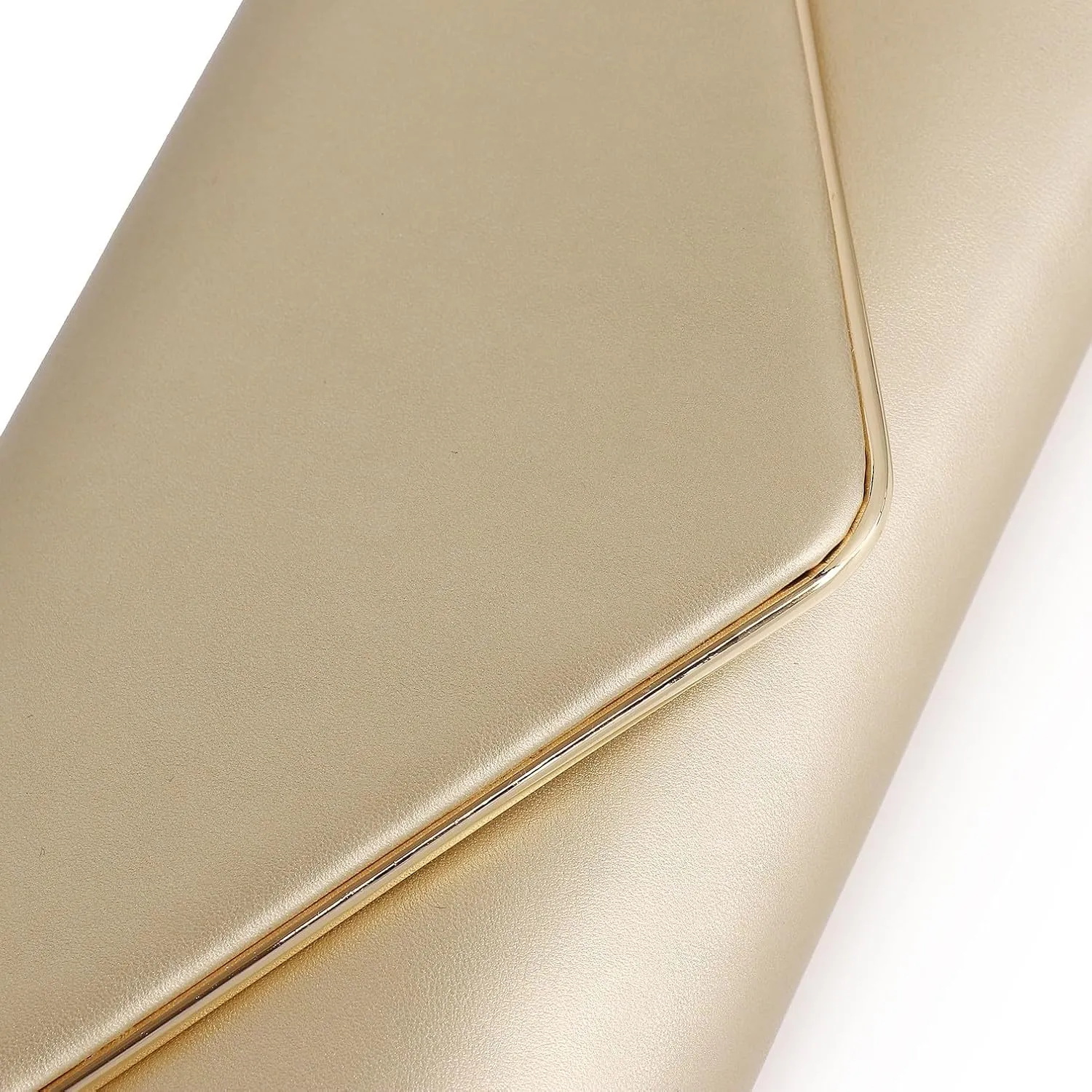 Women Evening Bag Vegan Leather Clutch Purse Shoulder Crossbody Envelope Bag for Party Wedding Prom Bridal