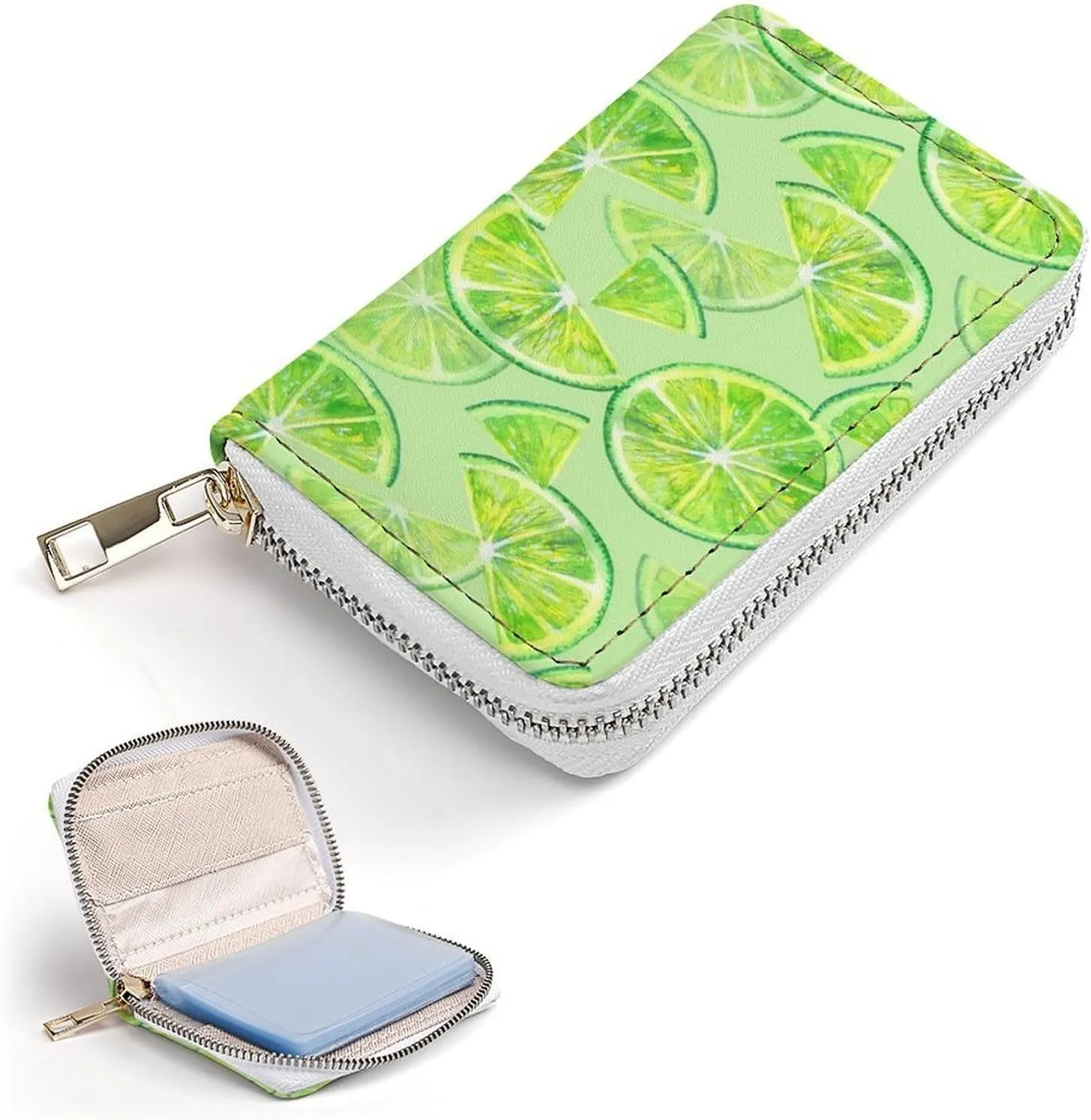 Women Leather wallet, Zipper Clutch Pouch Handbag Card Holder Coin Purse