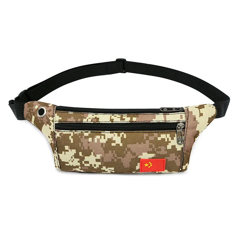 Women's & Men's & Four Zipper Running Fitness Mobile Men's Waist Packs