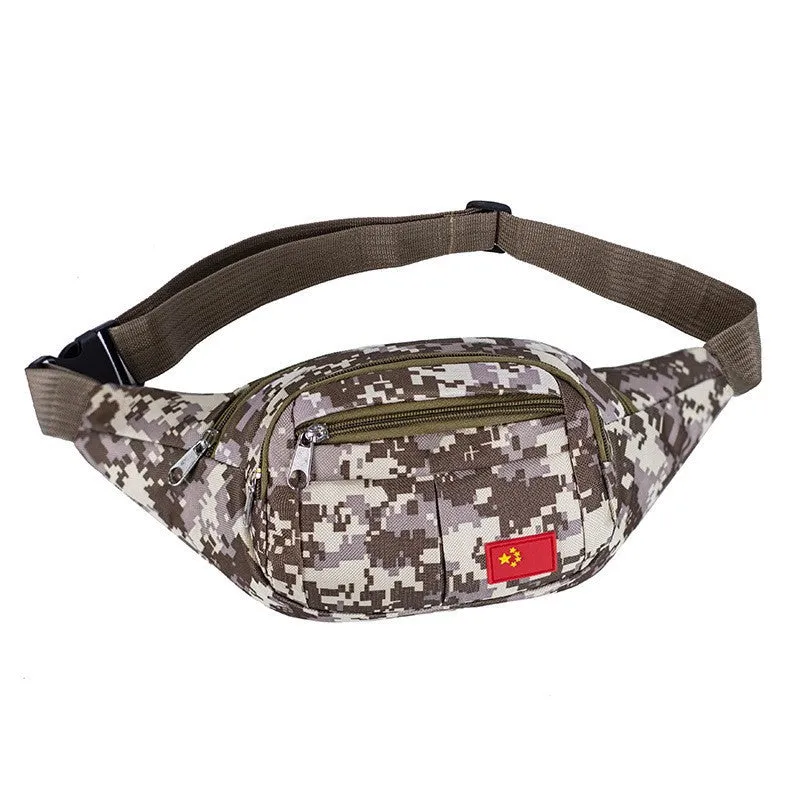 Women's & Men's & Four Zipper Running Fitness Mobile Men's Waist Packs