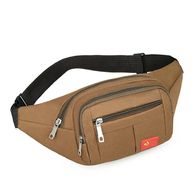 Women's & Men's & Four Zipper Running Fitness Mobile Men's Waist Packs
