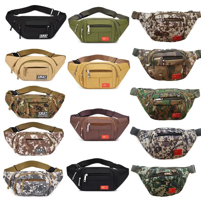 Women's & Men's & Four Zipper Running Fitness Mobile Men's Waist Packs