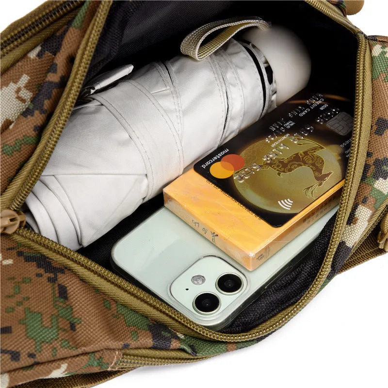 Women's & Men's & Four Zipper Running Fitness Mobile Men's Waist Packs