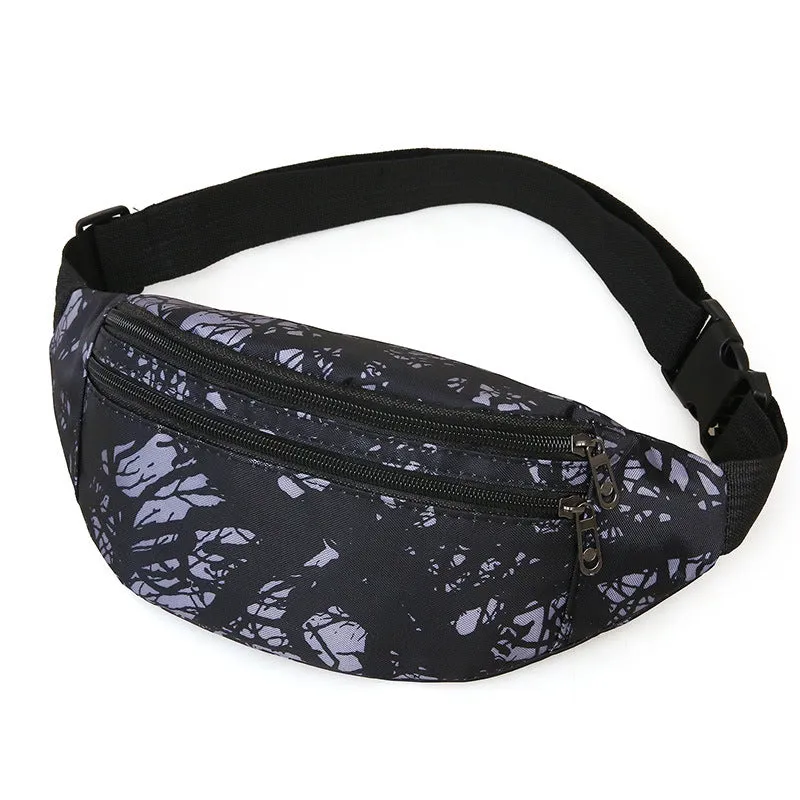 Women's & Men's Exercise Running Nylon Slanted Mountain Climbing Men's Waist Packs