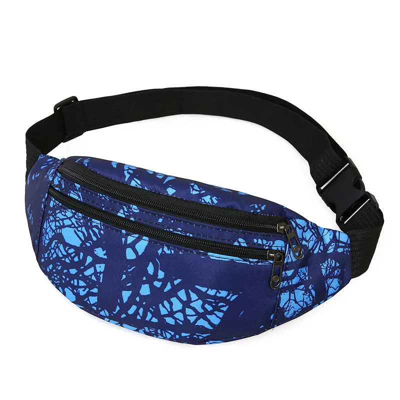 Women's & Men's Exercise Running Nylon Slanted Mountain Climbing Men's Waist Packs