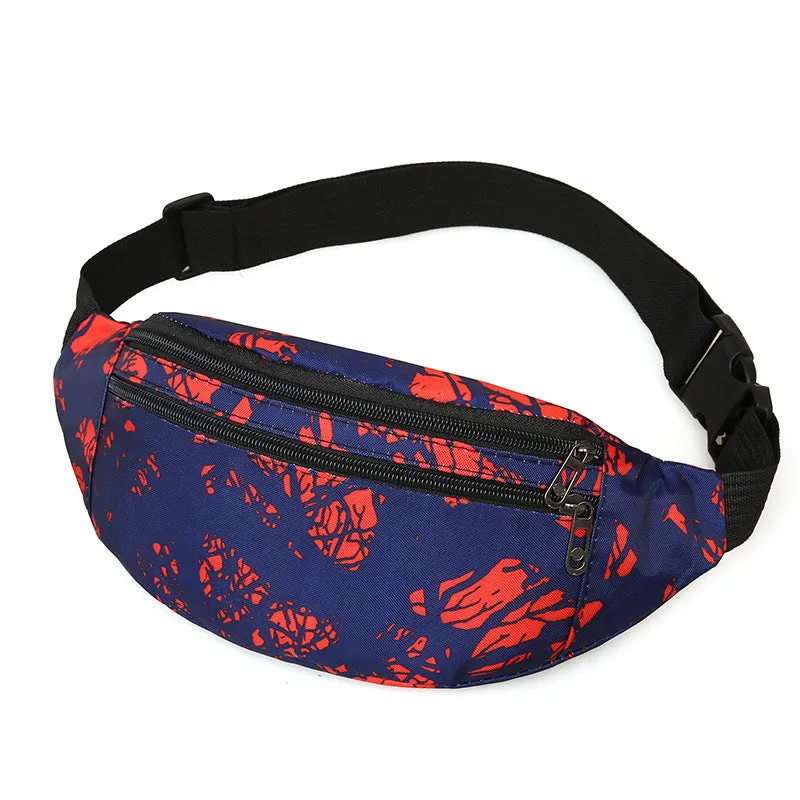 Women's & Men's Exercise Running Nylon Slanted Mountain Climbing Men's Waist Packs