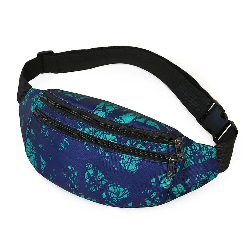 Women's & Men's Exercise Running Nylon Slanted Mountain Climbing Men's Waist Packs