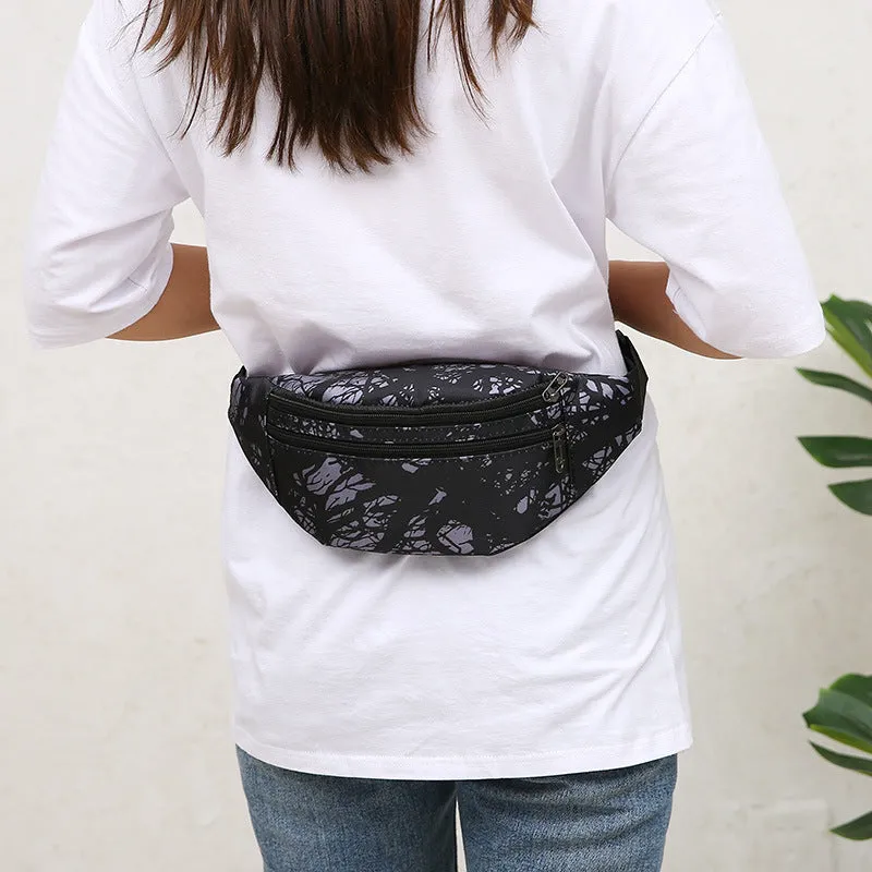Women's & Men's Exercise Running Nylon Slanted Mountain Climbing Men's Waist Packs